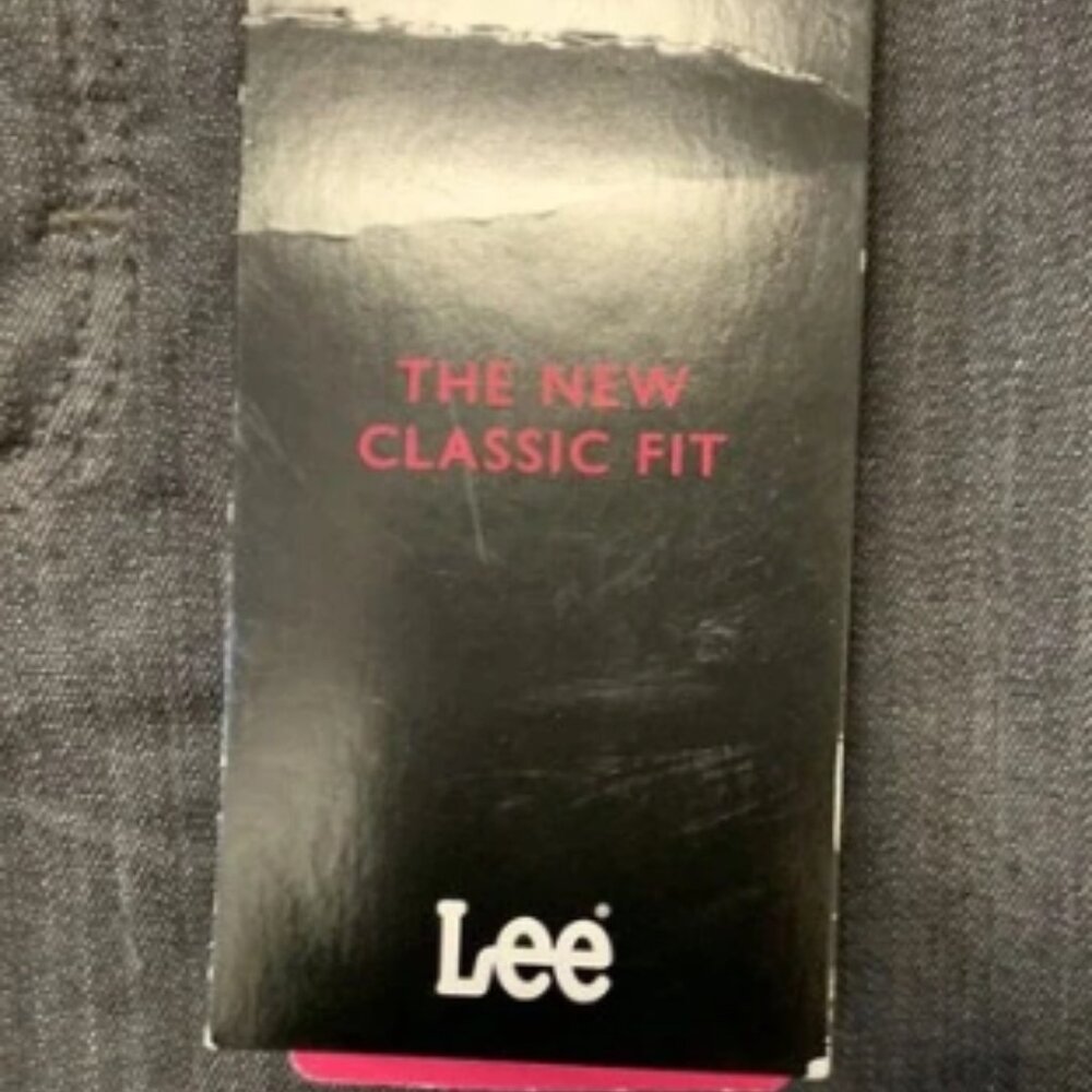 Lee Womens Gray 5 Pocket Jeans Classic Fit Straight Leg Stetch Size 16M - Picture 4 of 6